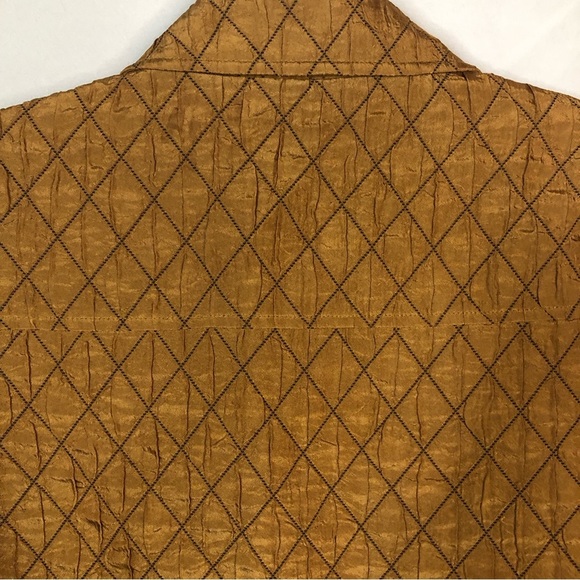 Koret Women’s Jacket Quilted Shirt Style Boxy Cropped Front Pockets - Picture 7 of 9